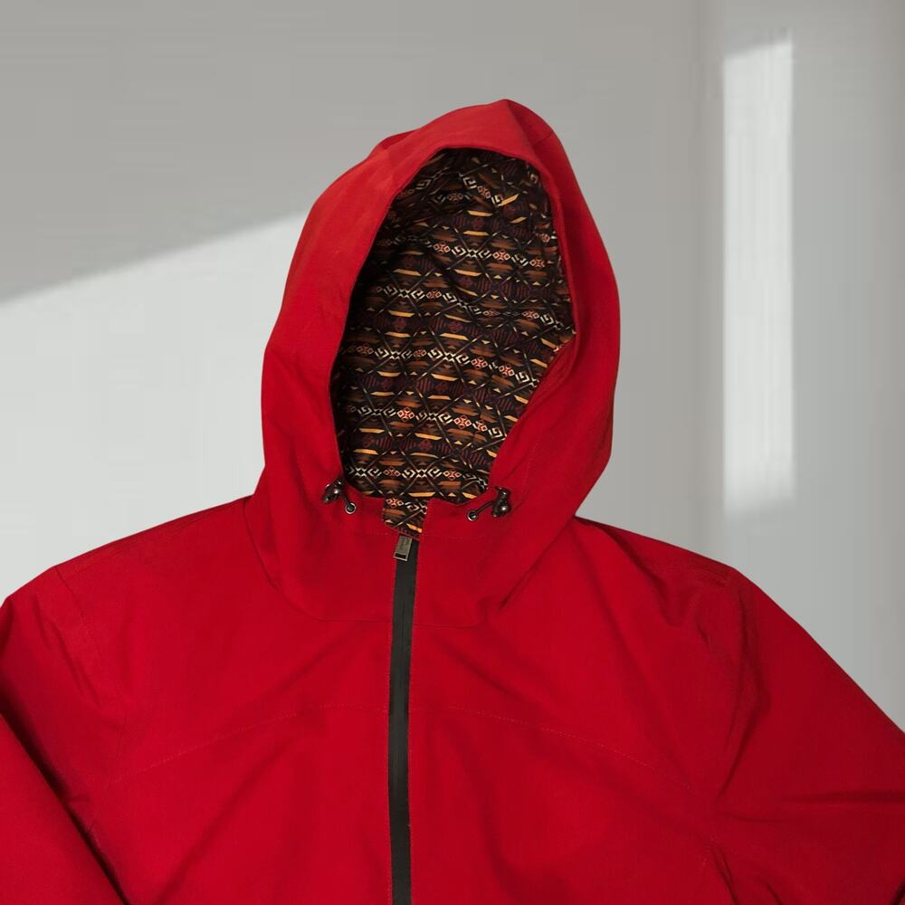Pendleton Jacket Red Softshell With Aztec Southwe… - image 4